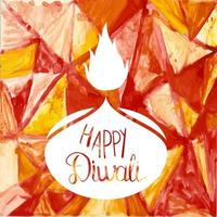 banner de celebración de feliz diwali vector