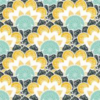 Mandala Seamless Pattern vector