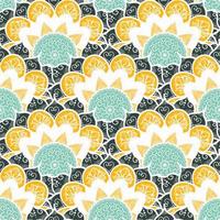 Mandala Seamless Pattern vector