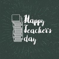 Happy Teachers Day Celebration Banner vector