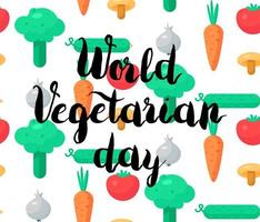 World Vegetarian Day vector