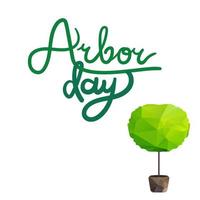 Arbor Day Greeting vector