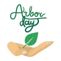 Arbor Day Greeting vector