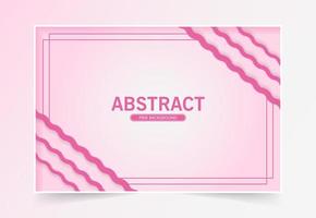 Pink abstract background design vector