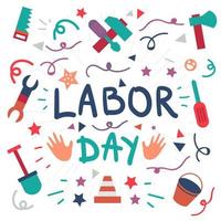 Labor Day. 1 May vector