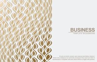 Gold and white abstract wave background vector