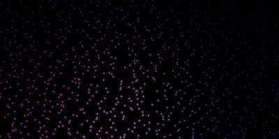 Dark Pink vector layout with bright stars.