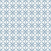 Fabric abstract ethnic flower pattern, vector illustration style seamless pattern.