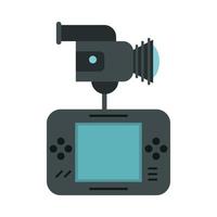 video camera and video game console vector