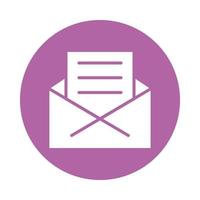 mail envelope postal service icon