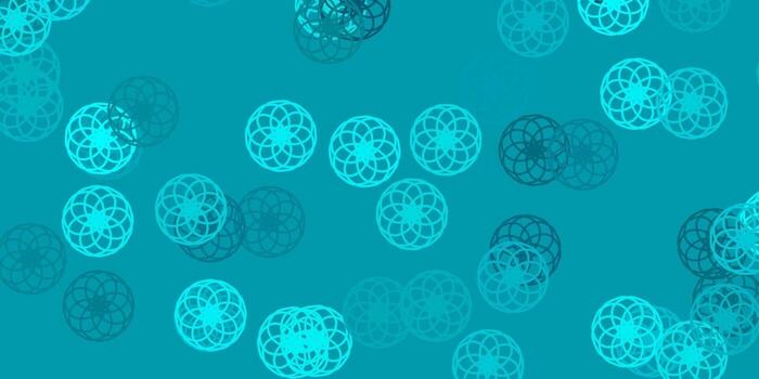 textura de vector verde claro con discos.