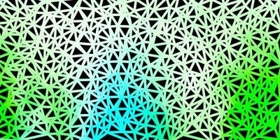 Light green vector gradient polygon texture.
