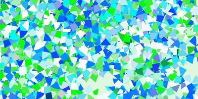 Light blue vector texture with triangular style.