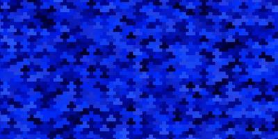 Dark BLUE vector pattern in square style.