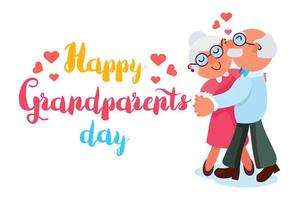 Happy Grandparents Day vector