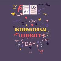 International Literacy Day vector