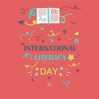 International Literacy Day vector