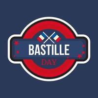 Happy Bastille Day vector