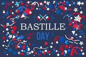 Happy Bastille Day vector