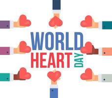 World Heart Day vector