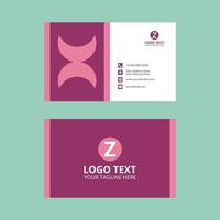 Nice Business Card Template Design vector