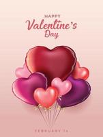 Happy Valentine's Day banner vector