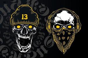 Hand drawn Skull Vector Art