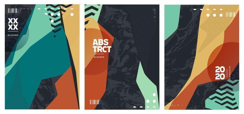 Abstract Backgrounds with Mixed Textures