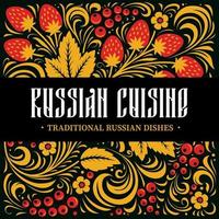 plantilla de diseño de cocina rusa
