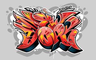 New York Graffiti Wild Style Lettering vector