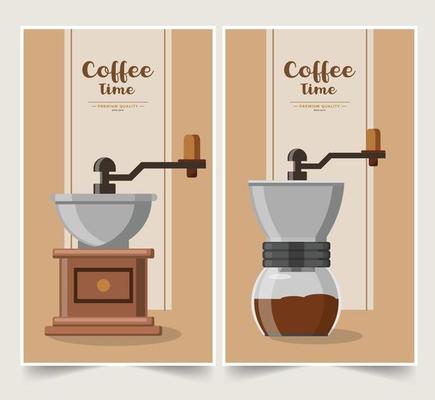 Coffee design banner set