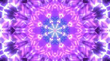 Blue, purple, and white 3D tunnel kaleidoscope design illustration for background or wallpaper photo