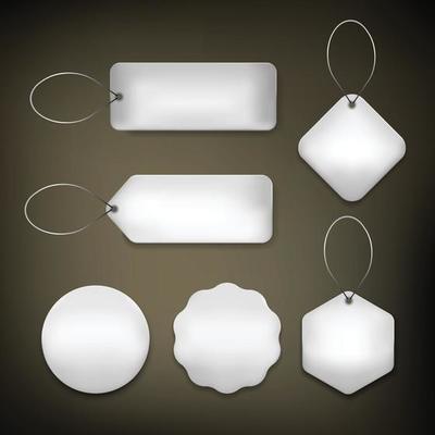 Silver Tag label basic