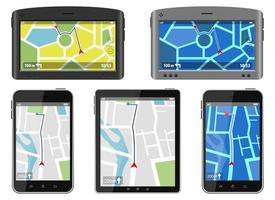 Gps navigation system vector design illustration isolated on white background