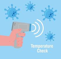 termómetro infrarrojo digital para la pandemia de coronavirus