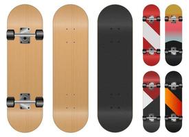 Skateboard vector design illustration isolated on white background