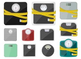 Bathroom weighing scale vector design illustration isolated on white background