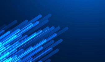 Abstract blue gradient background with lighting lines. vector illustration