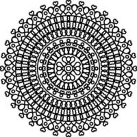 Mandala With Ornaments vector