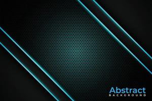 Abstract Blue glowing background vector