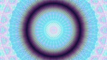 Abstract Blue Kaleidoscope Background with Pattern video