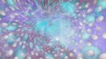 abstracte blauwe en paarse achtergrond met bubbels video