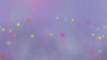 abstrakt lila bakgrund med färgglada gnistor video