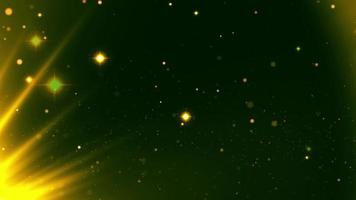 estrellas parpadeantes y fondo de partículas parpadeantes video