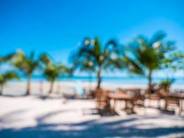 Abstract blur and defocused resort background photo
