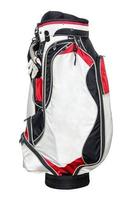 Golf club bag isolated on a white background photo