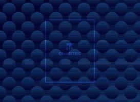 Abstract dark blue circles pattern subtle background and texture. Luxury style trellis. Repeat geometric. vector