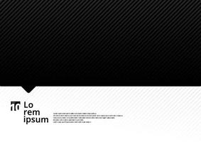 Template black and white with diagonal lines pattern background and texture. vector