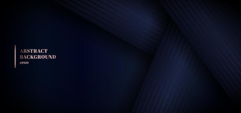 Abstract 3D blue paper overlap layers on dark background