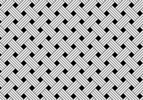 Geometric black and white weave pattern background. Abstract striped geometric modern stylish texture. vector